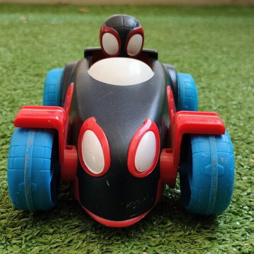 Marvel Spidey and His Amazing Friends Miles Morales Stunt Car like new