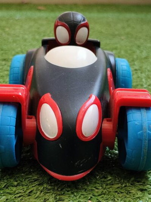 Marvel Spidey and His Amazing Friends Miles Morales Stunt Car like new