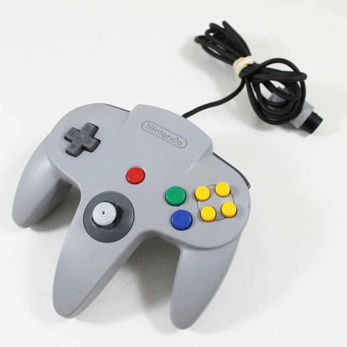 Nintendo 64 original controller used, grey