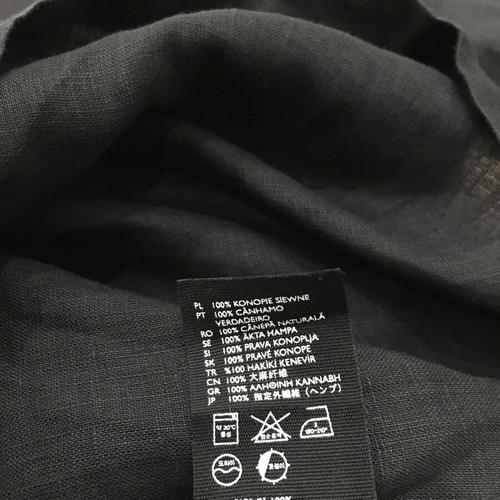 COS linen shirt M black, new