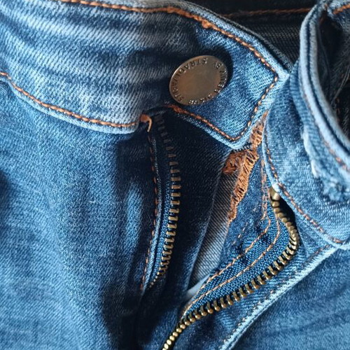 Stradivarius Super High Waist skinny jeans like new, size 38 blue