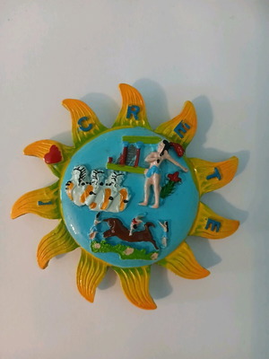 Crete fridge magnet like new I love Crete