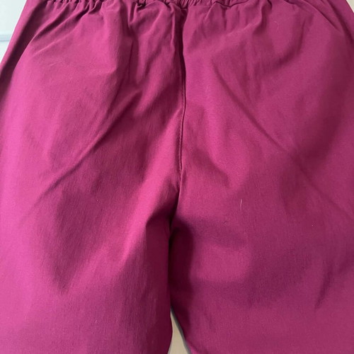 Dress2unDress women's elastic fabric jogger pants in magenta, new, plus size 3XL