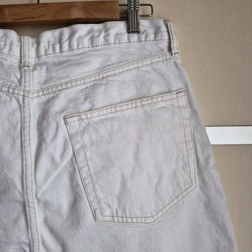Zara men's white denim shorts like new, size M