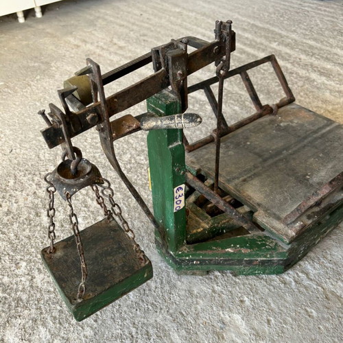 Antique scale used in original condition
