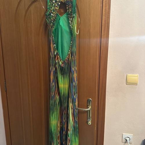 Summer dress with open back and chest support size S-M