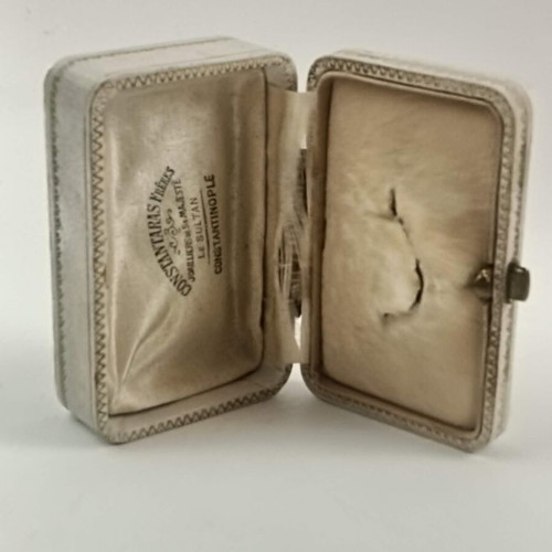 Constantaras Frères Antique Jewelry Box used, Ottoman period, Constantinople