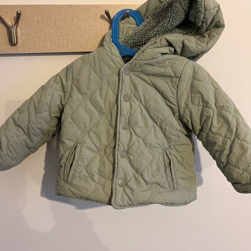 Baby jacket used for 12 months with hood