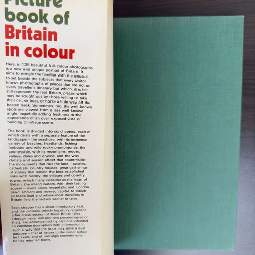 Picture book of Britain in Colour used, hardcover coffee table book