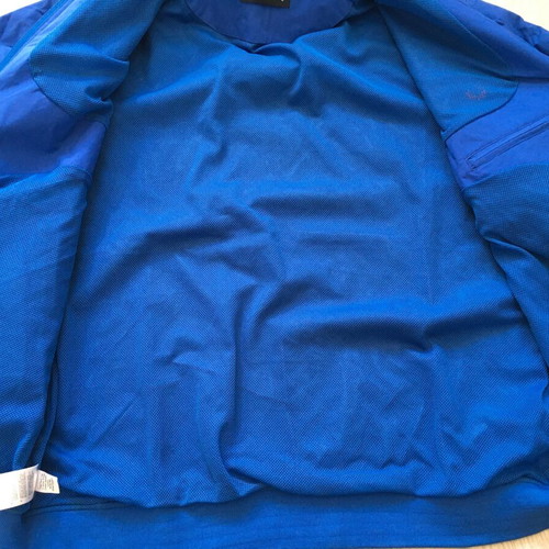 Fred Perry men's windbreaker jacket used, size L, bomber style, blue