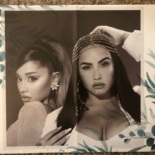 Ariana Grande/Demi Lovato poster like new from U girl magazine
