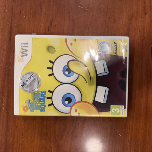 SpongeBob: Truth or Square Nintendo Wii game used with books
