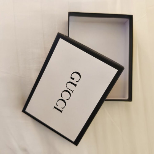 Gucci luxury box wallet size, new