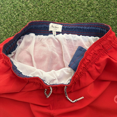 Pepe Jeans red swim shorts like new, size XS