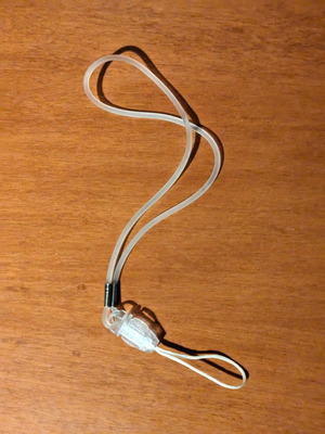 Lanyard for mobile phones, PSP, Game Boy new, white