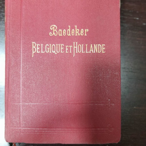 Belgique et Hollande old travel guide book used with maps