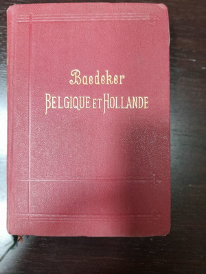 Belgique et Hollande old travel guide book used with maps