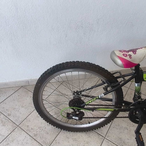 24-inch mountain bike with two saddles