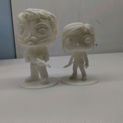 Funko Pop The Last of Us Joel and Elli 3D printed new