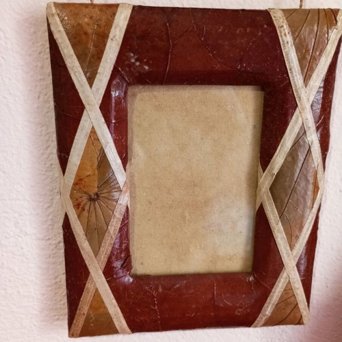 3 Connected Hanging Picture Frames Made of Seaweed New