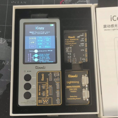 Qianli iCopy Plus 2.2 tool like new with expansion boards for Apple iPhone