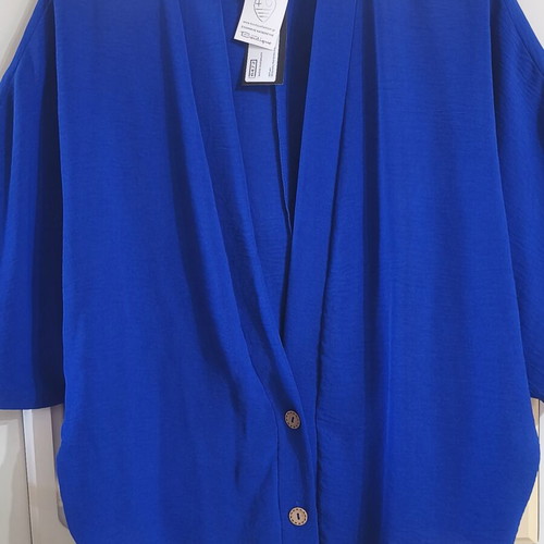 Kimono bolero blue royal one size oversized M-XXXL new