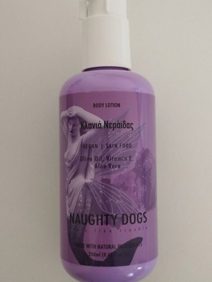 Body Lotion Naughty Dogs Κλανιά Νεράϊδας 250ml καινούργιο