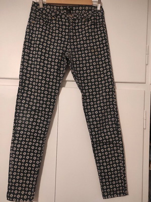 H&M slim elastic pants blue size M 38 10