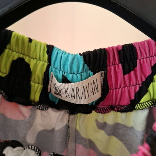 Karavan fabric pants multicolor like new, size S