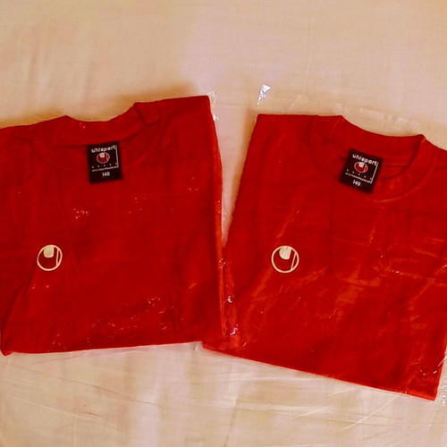 Unisport T-shirts pack of 2 for boys size 9-10, new, red