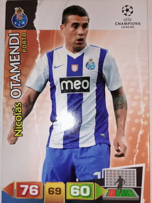 Nicolás Otamendi FC Porto collectible card used