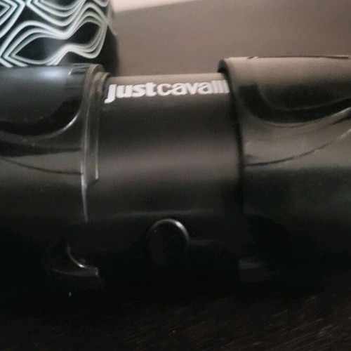 Just Cavalli glasses case like new, black adjustable size