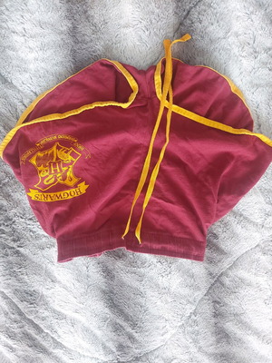 Harry Potter shorts used, red and yellow, sizes S and M