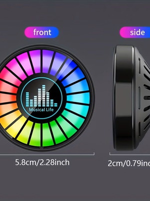 Sound Levels RGB Light with USB, new