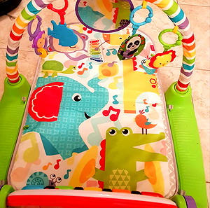 Fisher Price Γυμναστήριο Δραστηριοτήτων Kick & Play με Μουσική για Νεογέννητα (MxΠxΥ) 93x68.6x45.7cm