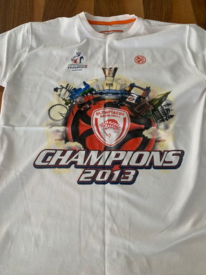 Olympiacos 2013 collectible t-shirt new