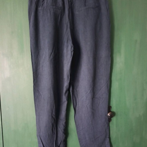 Women's airy summer pants like new, blue, size S