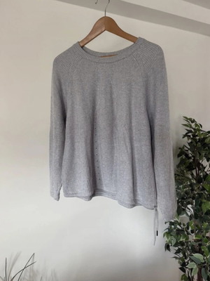Massimo Dutti grey knit sweater size M