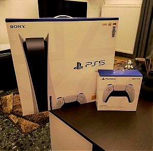Sony PlayStation 5 & 2nd DualSense Controller White