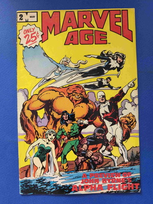 Marvel Age 2 comic book used, English