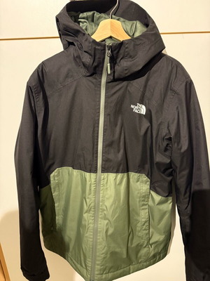 Ανδρικό μπουφάν The North Face σαν καινούργιο, μαύρο και πράσινο, μέγεθος L