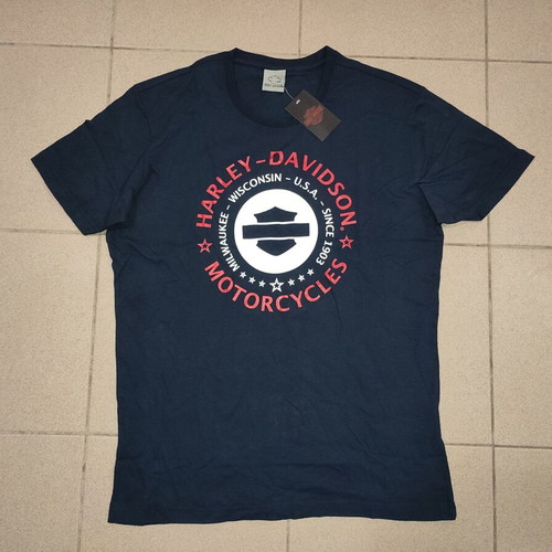 Harley Davidson T-shirt new, size L, navy