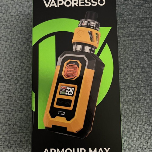 Vaporesso Armour Max 220W Box Mod Kit, yellow orange