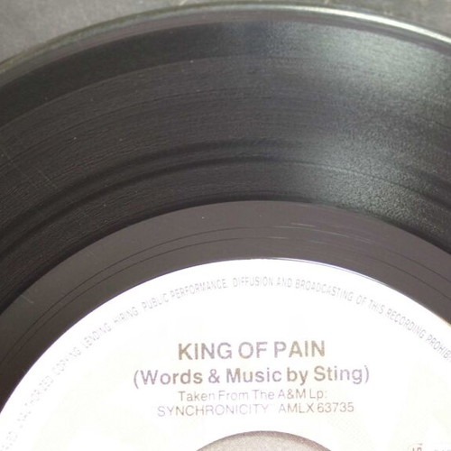 The Police King of Pain 7'' vinyl record used, rock