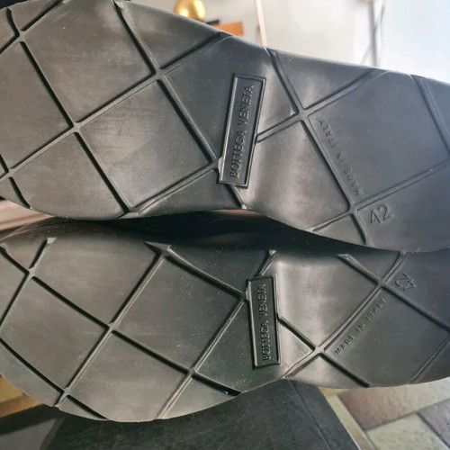 Bottega Veneta rubber puddle boots like new, size 42, black