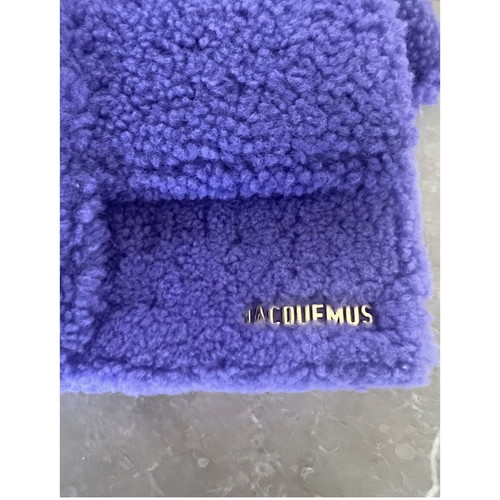 Jacquemus Bambinou shoulder bag new, purple shearling