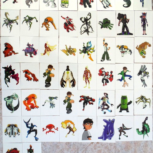 Ben 10 Temporary Tattoos Lot 50 like new