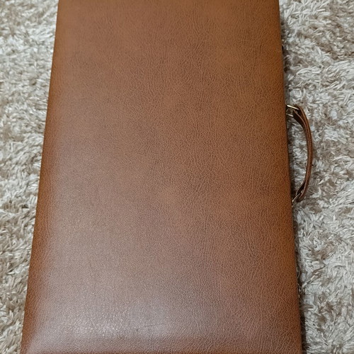 Backgammon leather case like new