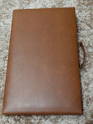 Backgammon leather case like new