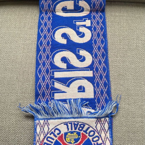 Paris St Germain scarf retro 00’s knitted 1.30 m new